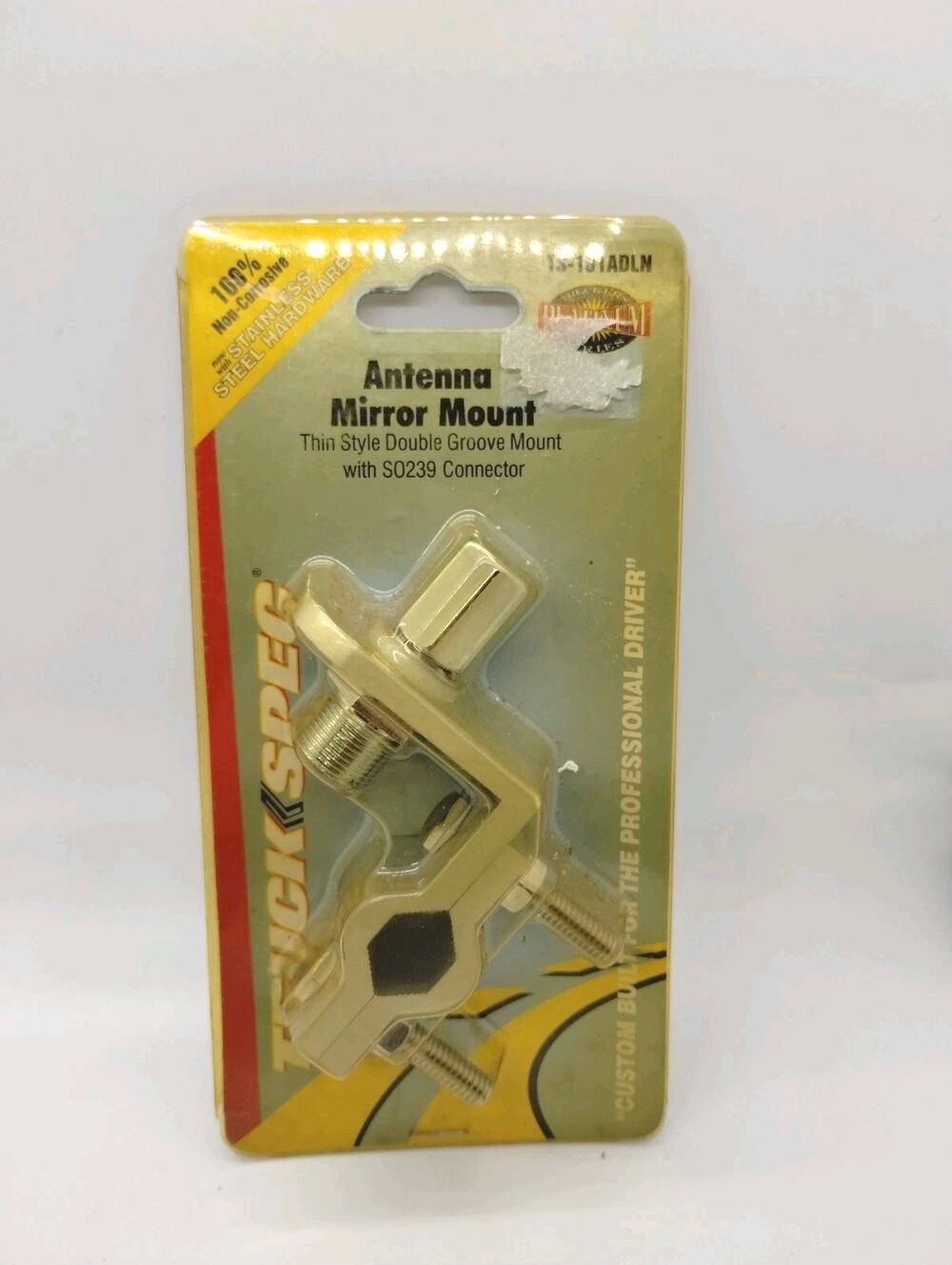 Truck Spec Antenna Mirror Mount - TS-101ADLN - Thin Double Groove with SO239